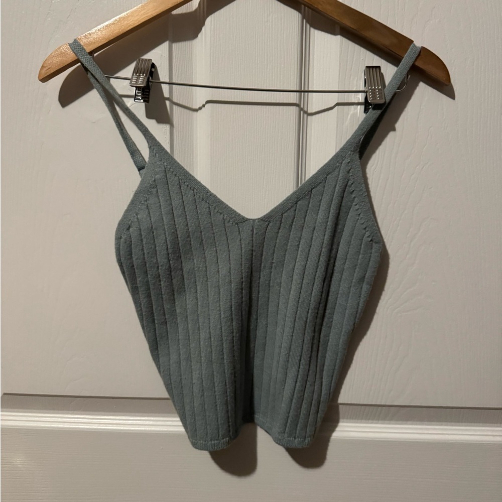 Abercrombie & Fitch Ribbed Camisole - Blue